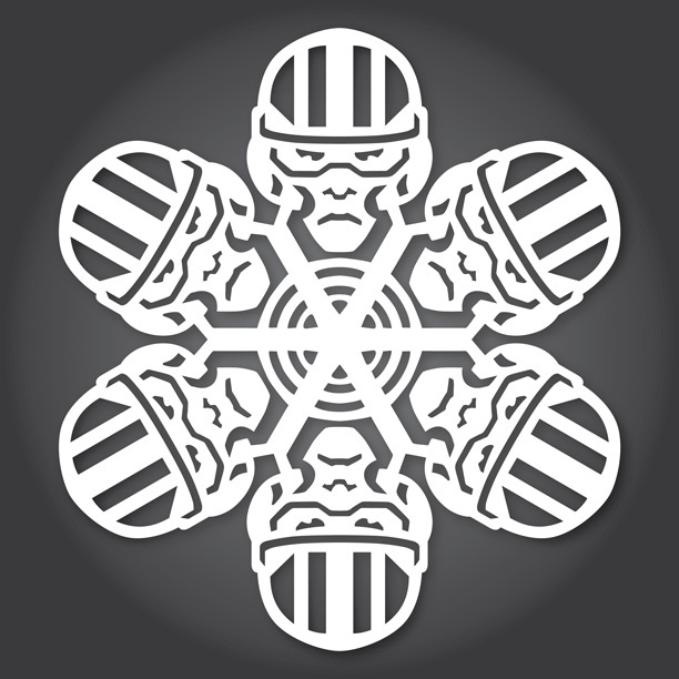 Снежинки в стилистике StarWars своими руками (upd. 2015) - 10