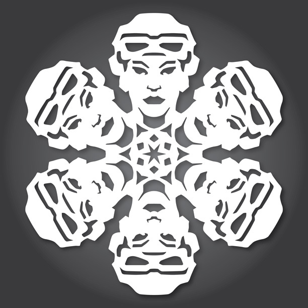 Снежинки в стилистике StarWars своими руками (upd. 2015) - 14
