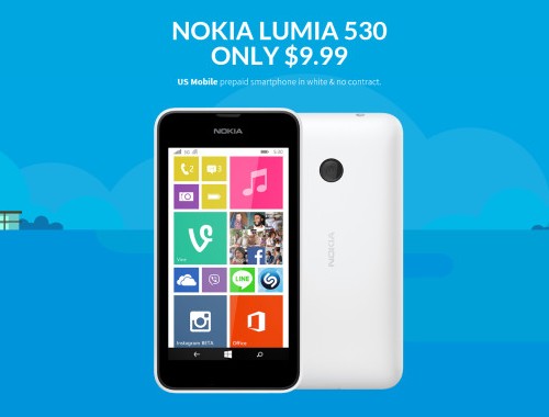 Американцы смогут приобрести смартфон Nokia Lumia 530 за $9,99