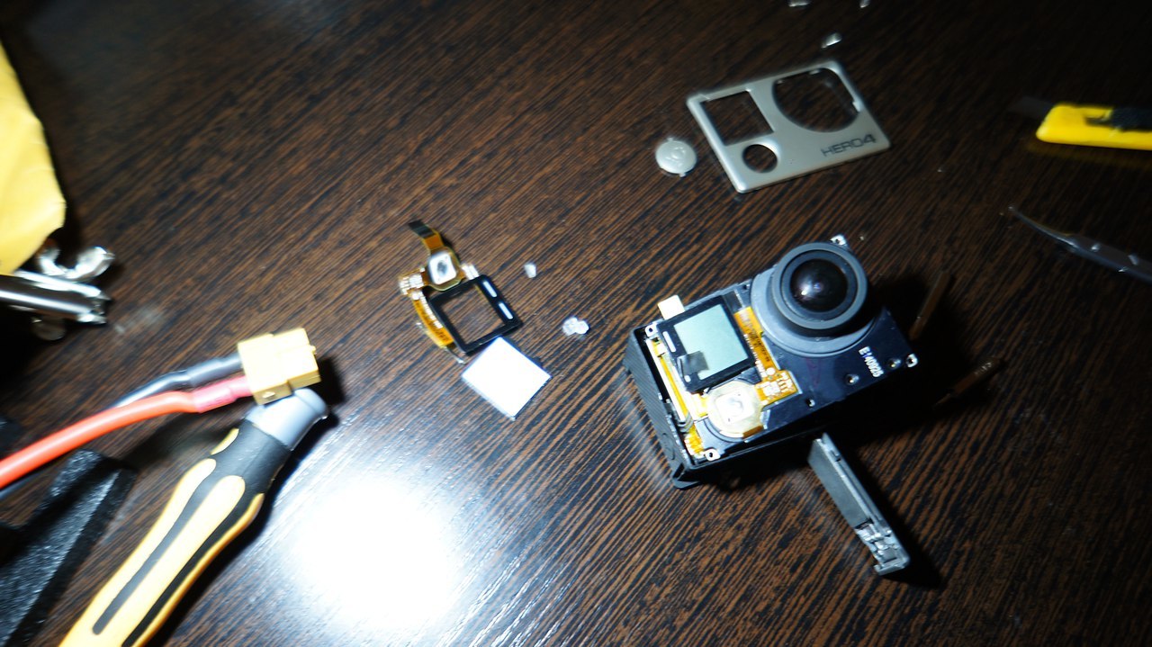 Замена переднего LCD дисплея GoPro 4 black - 9