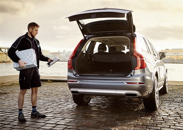 Volvo представила сервис доставки товаров в автомобиль