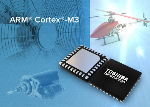 Микроконтроллер Toshiba TMPM37AFSQG упакован в корпус VQFN32 размерами 5х5 мм