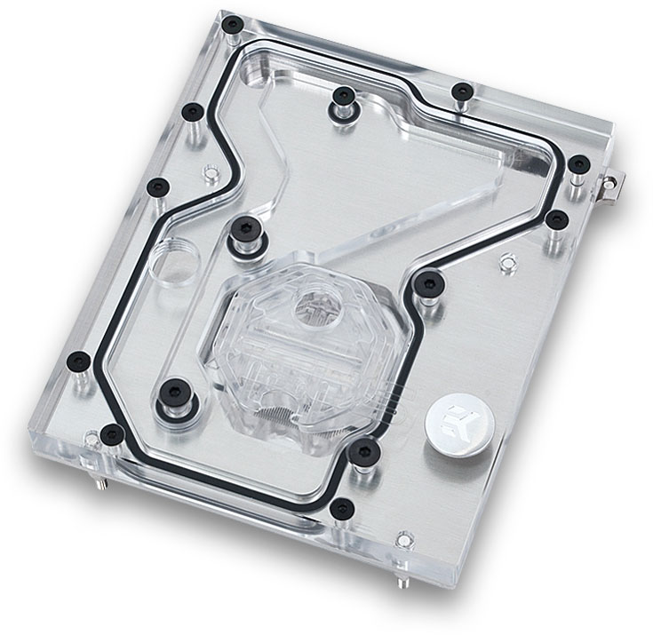 Водоблок EK Water Blocks EK-FB Asus X99 Monoblock предназначен для системных плат Asus X99-A, X99-Deluxe, X99-Pro и X99-S