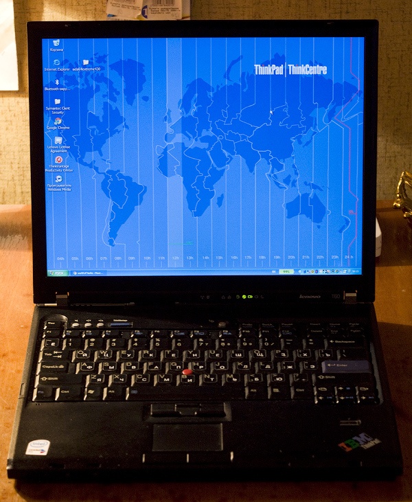 Апгрейд Wi-Fi и процессора на ноутбуке ThinkPad T60 - 12