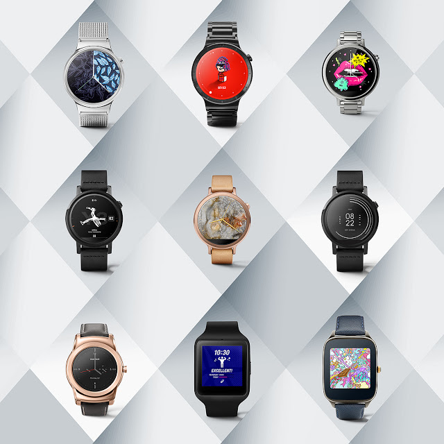 Часы на базе Android Wear получили девять дизайнерских тем от модных брендов