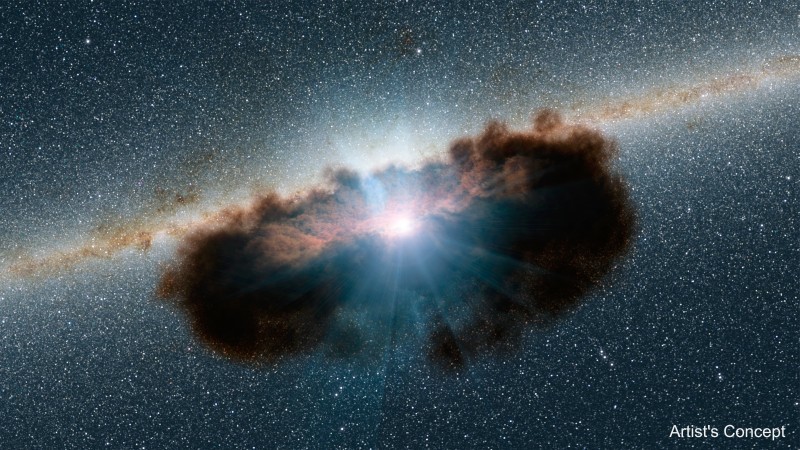 Комковатый «пончик» из газа и пыли вокруг сверхмассивной чёрной дыры - 2
