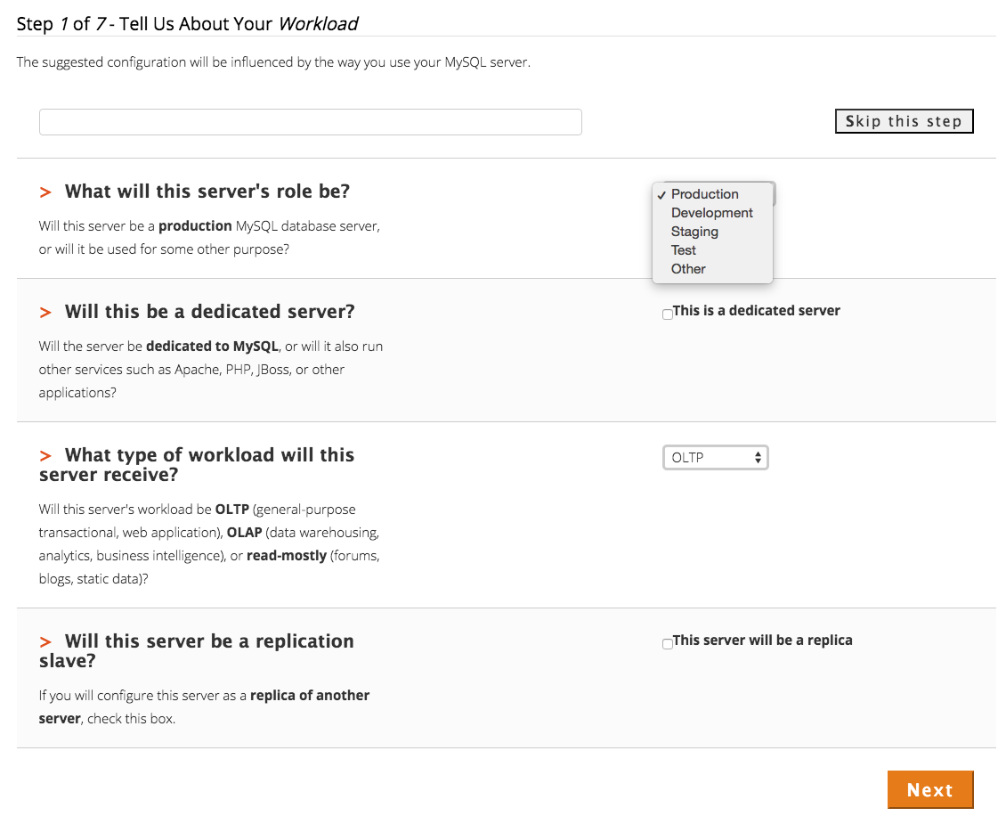 Сервис от компании Percona для создания оптимальной конфигурации MySQL серверов и анализа SQL-запросов - 2 Сервис от компании Percona для создания оптимальной конфигурации MySQL серверов и анализа SQL-запросов - 2