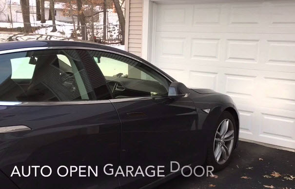 Седан Tesla Model S теперь может самостоятельно выехать из гаража, встретив вас у порога дома