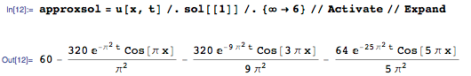 Новое в Wolfram Language | Аналитическое решение уравнений в частных производных - 13