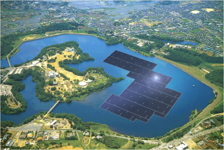 TC-Lease и Kyocera начали строительство крупнейшей в мире плавучей солнечной электростанции - 1