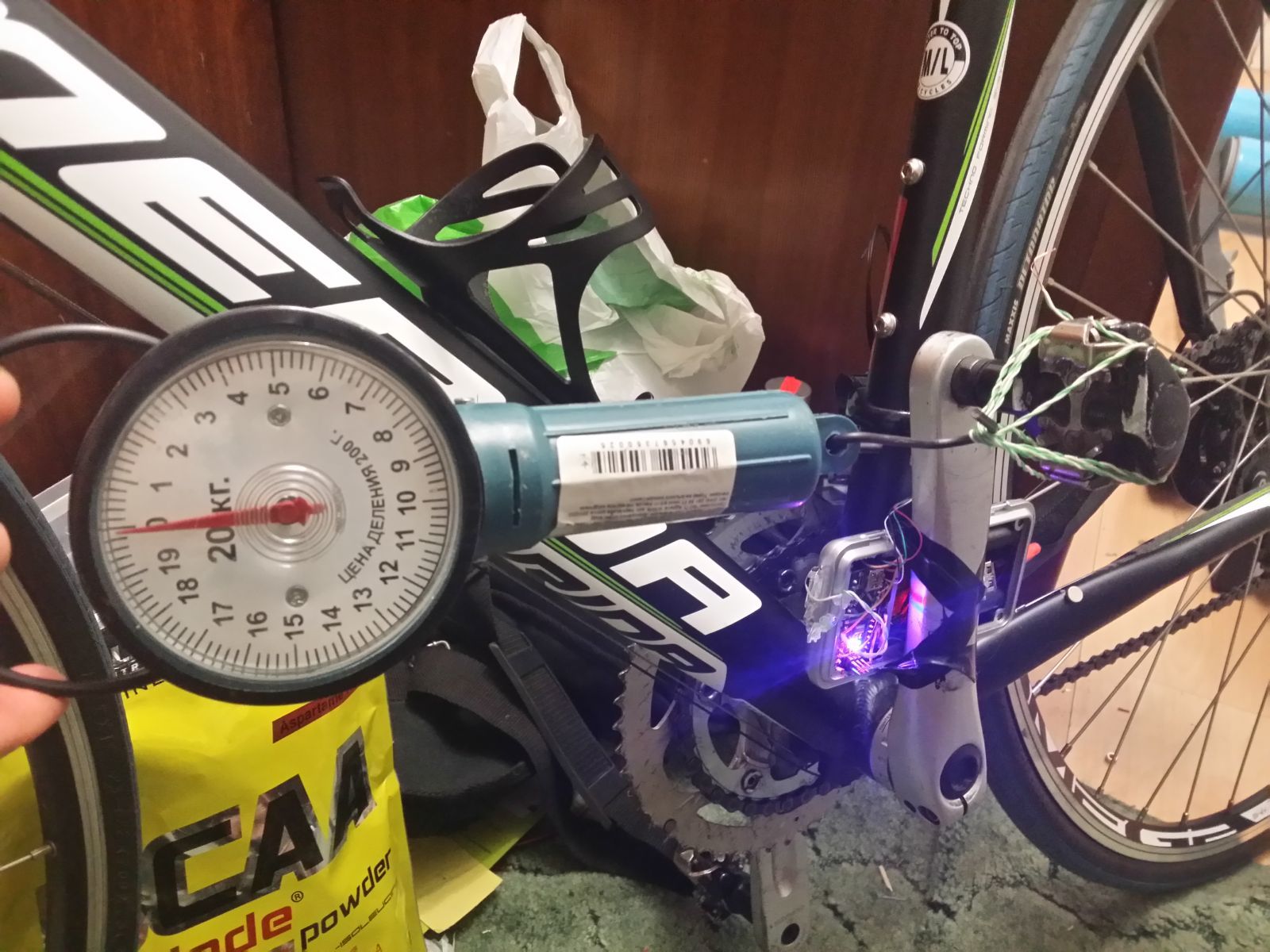 Самодельный велосипедный измеритель мощности - 7