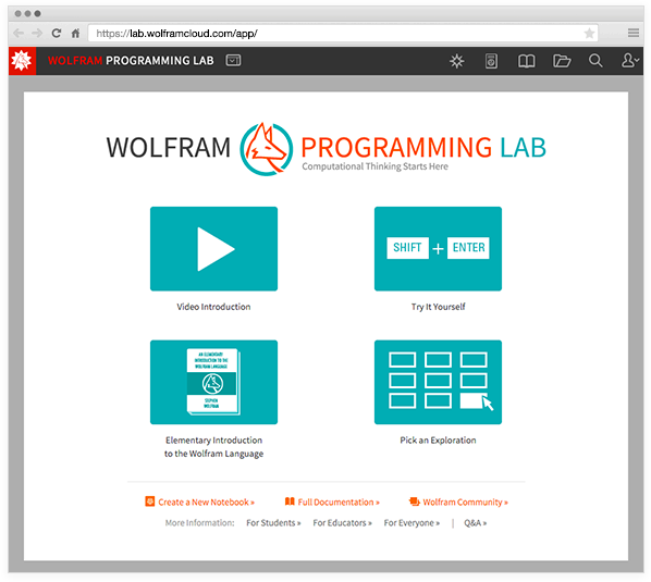 Представляем бесплатную лабораторию программирования Wolfram Programming Lab для изучения языка Wolfram Language - 1