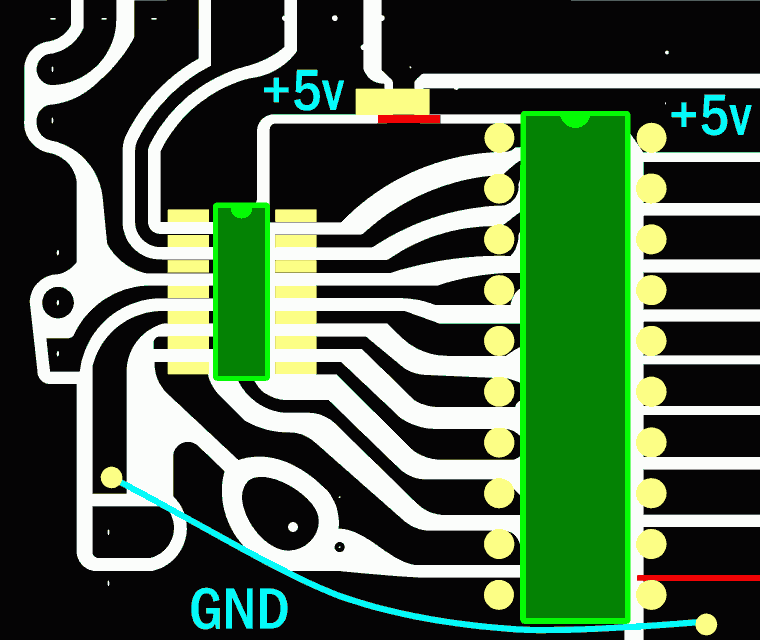 TTL/CMOS 8-ch D-latch