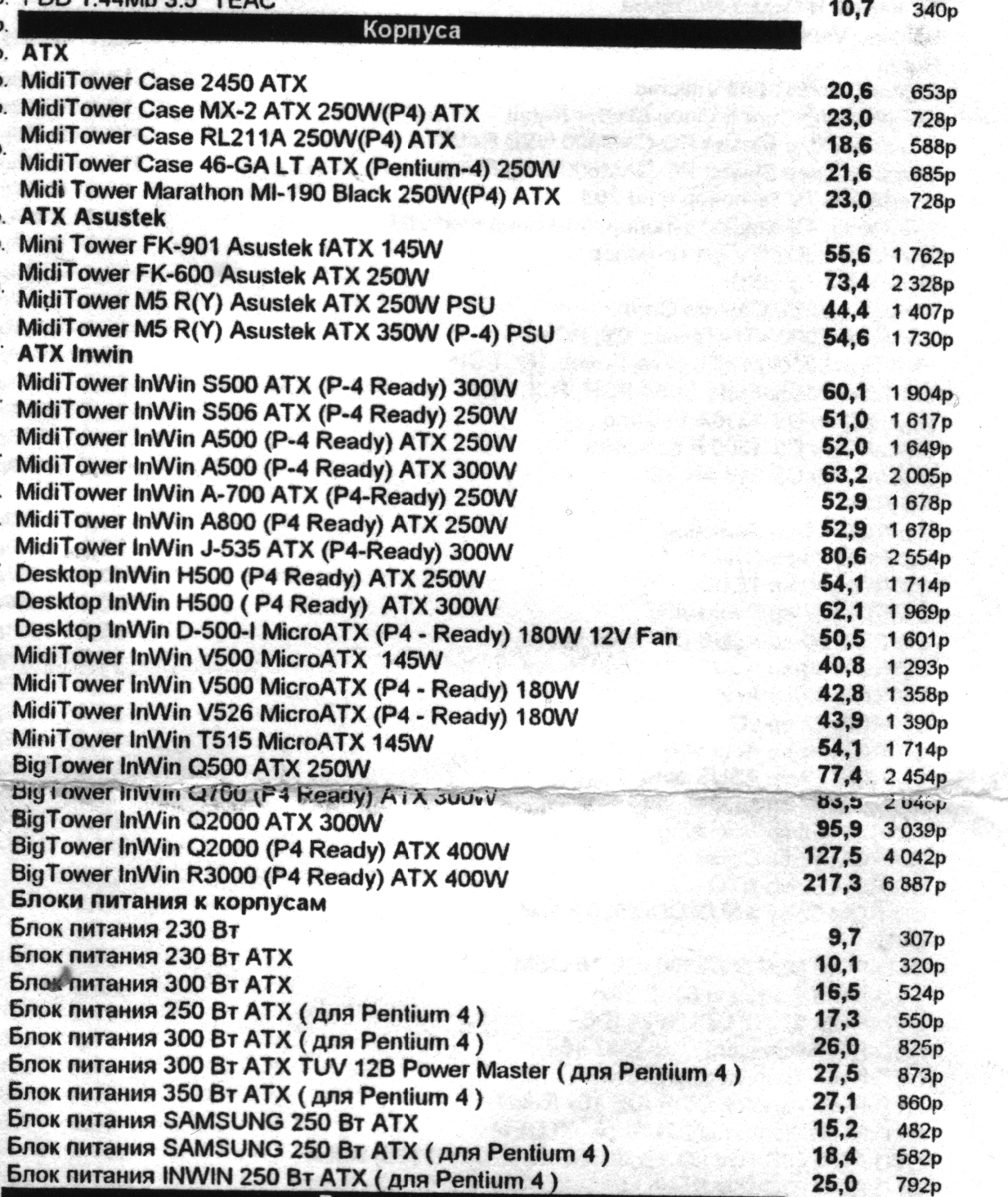 Минутка ностальгии: цены на компьютеры и комплектующие от 2002 года - 26