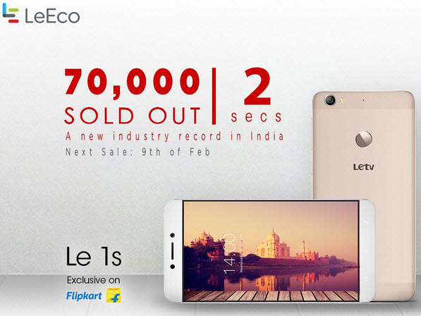 В декабре было продано более одного миллиона смартфонов LeEco Le 1s 