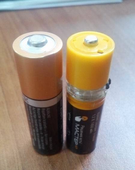 Батарейки с USB - 3