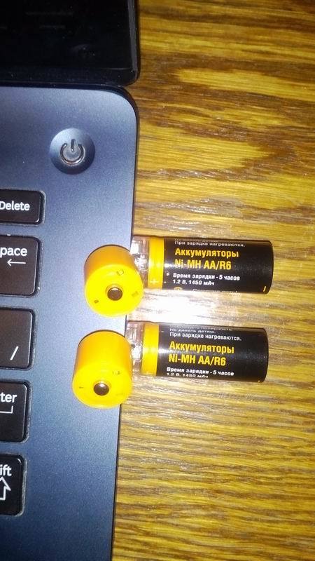 Батарейки с USB - 4