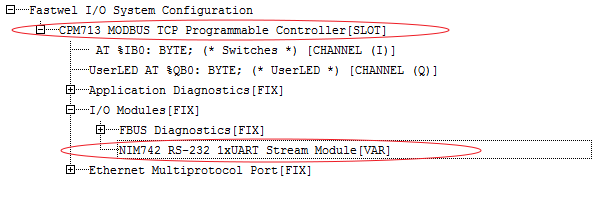 Реализация MODBUS RTU сервера с помощью интерфейсного модуля Fastwel и программного обеспечения CoDeSys - 13