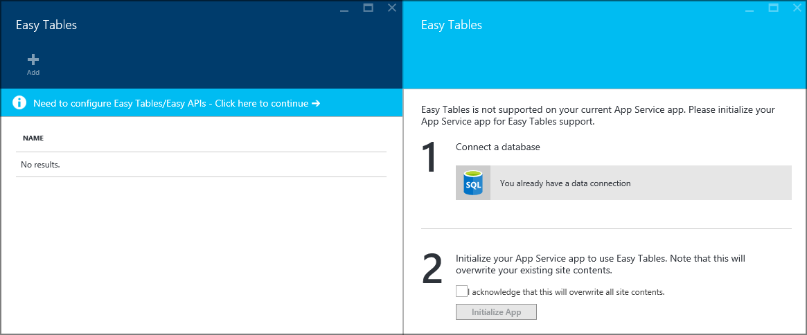 Приложение Windows 10 с данными в облаке с помощью Azure Mobile Apps - 11