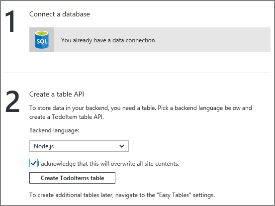 Приложение Windows 10 с данными в облаке с помощью Azure Mobile Apps - 8
