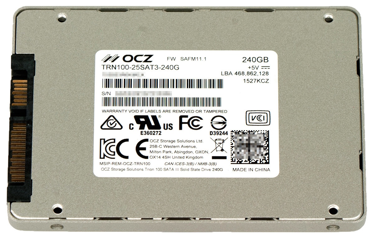 Обзор SSD-накопителя OCZ Trion 100 - 4