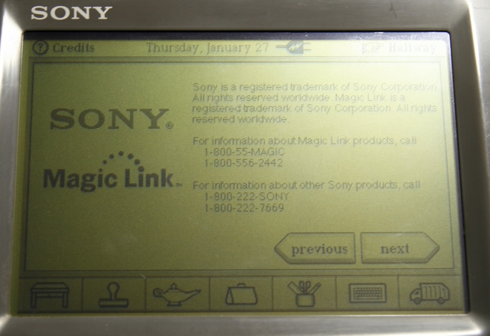 Sony Magic Link — первое устройство на ОС Magic Cap - 14
