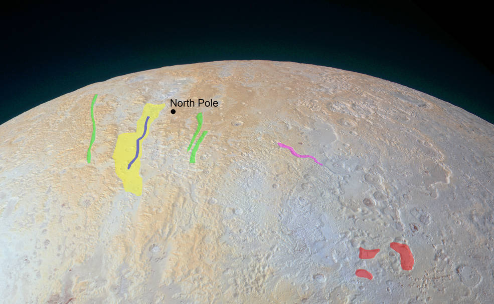 Новые фото от New Horizons: ледяные каньоны Плутона - 2