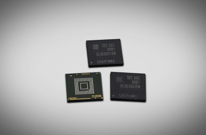 Samsung начала выпуск накопителей объёмом 256 ГБ, которые соответствуют спецификациям UFS 2.0