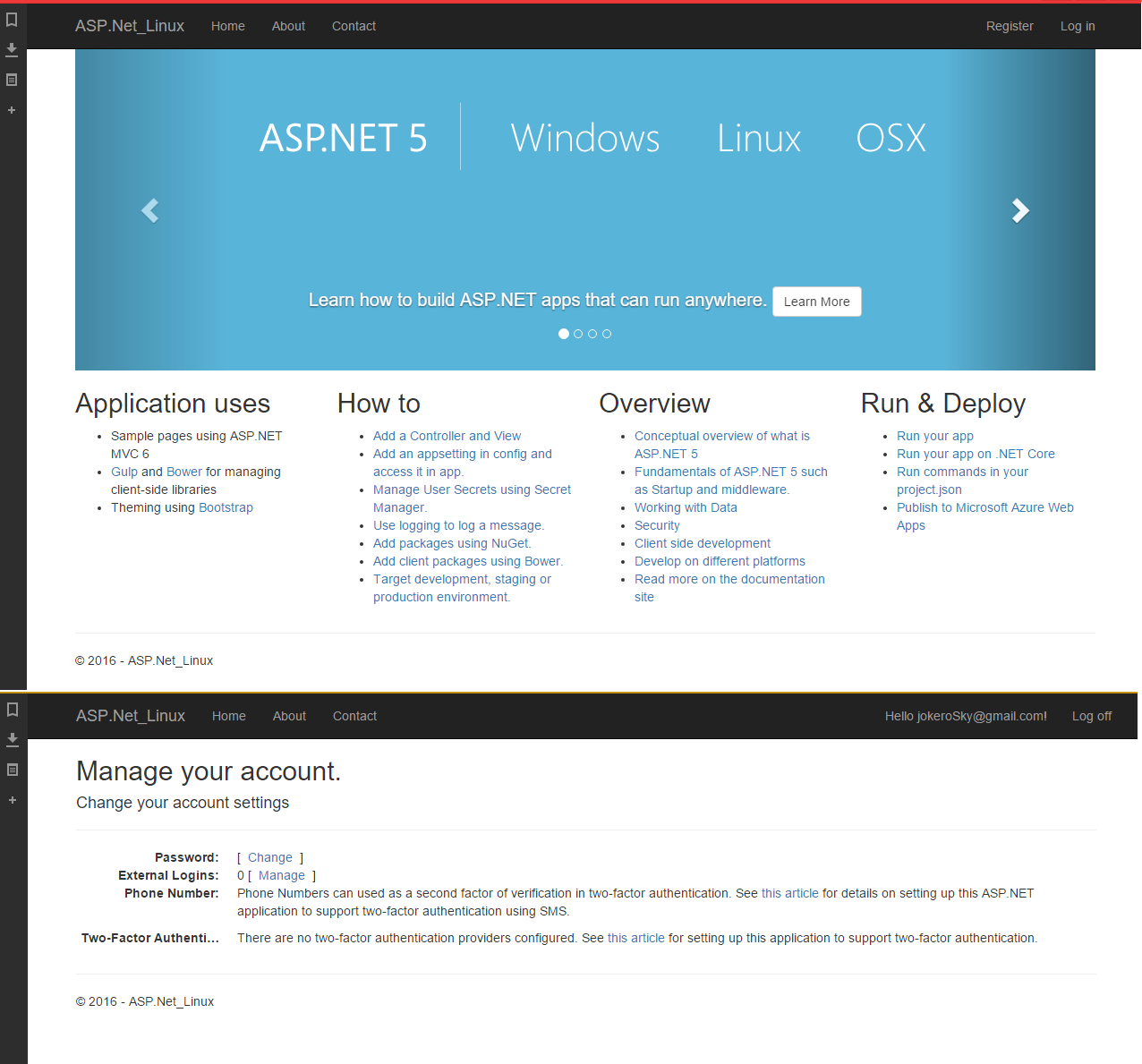 Подготовка ASP.NET 5 (Core) проекта и DNX окружения для участия в хакатоне в рамках hack.summit() 2016 на Koding.com - 4