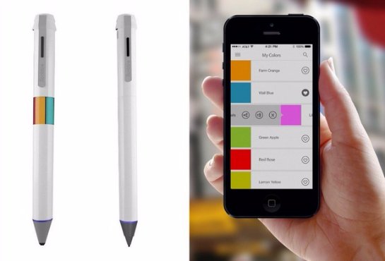 Scribble- «умная» ручка, которая пишет 16 миллионами цветами