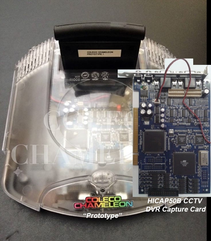 Coleco Chameleon, игровая ретро-консоль с Indiegogo, собрана из картона, изоленты и платы видеозахвата - 3