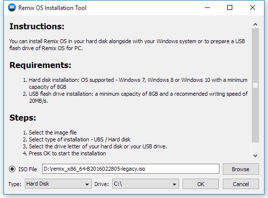 Remix OS для ПК beta: как организовать dual-boot с Windows и начать работу с новой ОС - 4