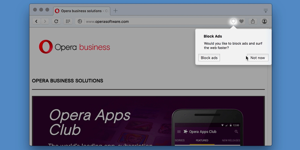Вышел браузер Opera со встроенным блокировщиком рекламы - 2