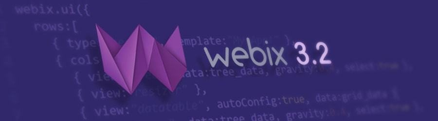 Релиз Webix 3.2. Новые виджеты для работы с данными и прочие фичи - 1