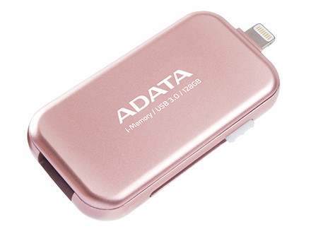 Доступны накопители Adata i-Memory UE710 Rose Gold объемом 32, 64 и 128 ГБ