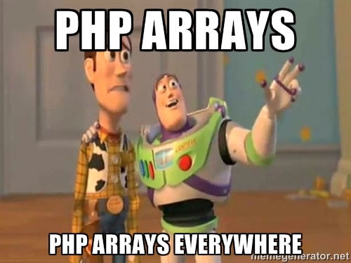 php arrays everywhere