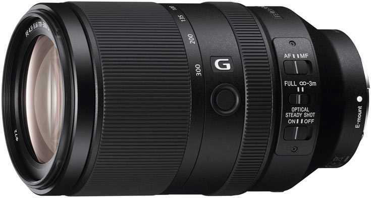 Продажи FE 70-300mm F4.5-5.6 G OSS (SEL70300G) производитель обещает начать в мае по цене около $1200