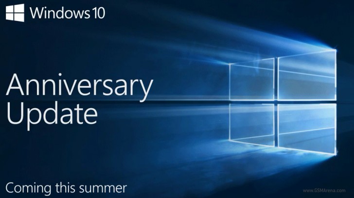 Летом этого года выйдет бесплатное обновление Windows 10 Anniversary Update