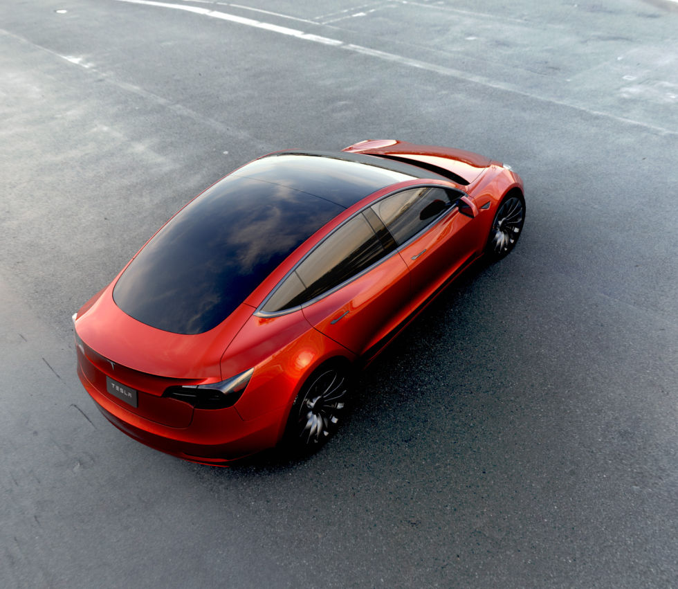 Tesla Model 3 официально представлена. Илон Маск говорит о 115 тысячах предзаказов - 2