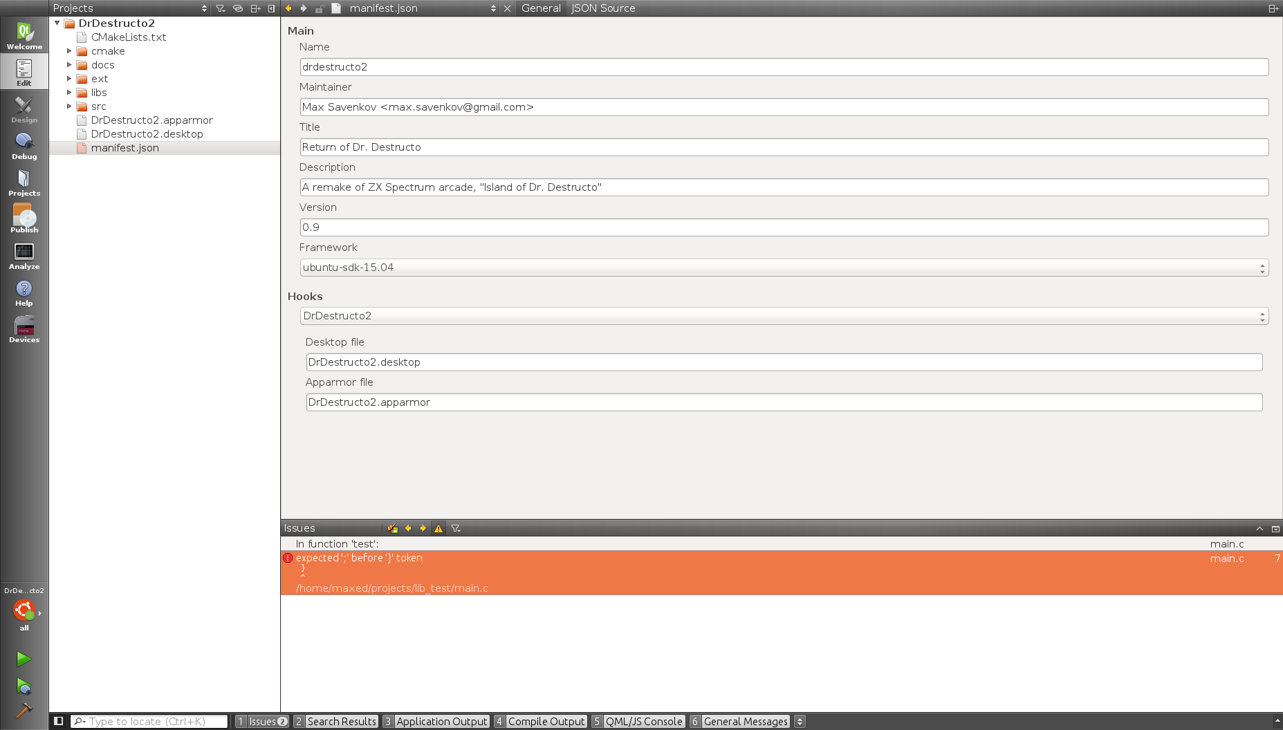 Некоторые особенности разработки под Ubuntu Touch - 5