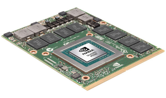 В мобильной 3D-карте Nvidia Quadro M5500M с 8 ГБ памяти используется GPU GM204