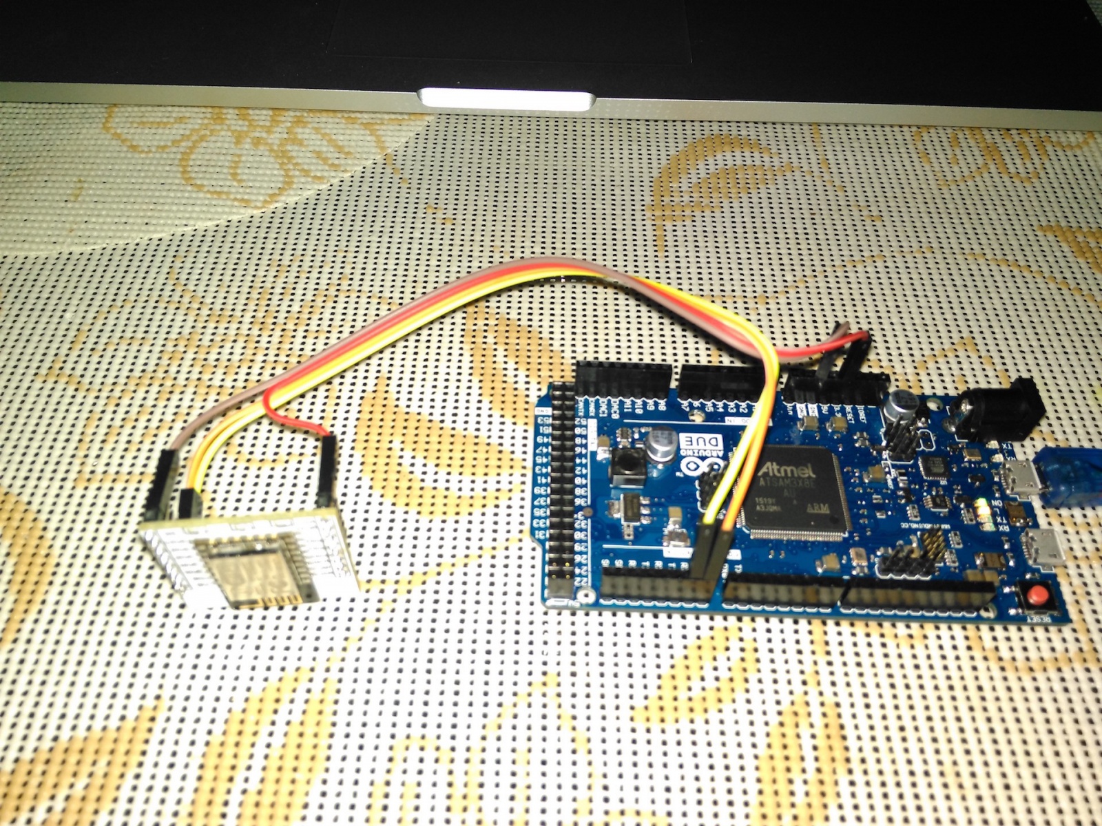 Arduino Due + ESP8266 ESP-12E c адаптером — быстрый старт - 1