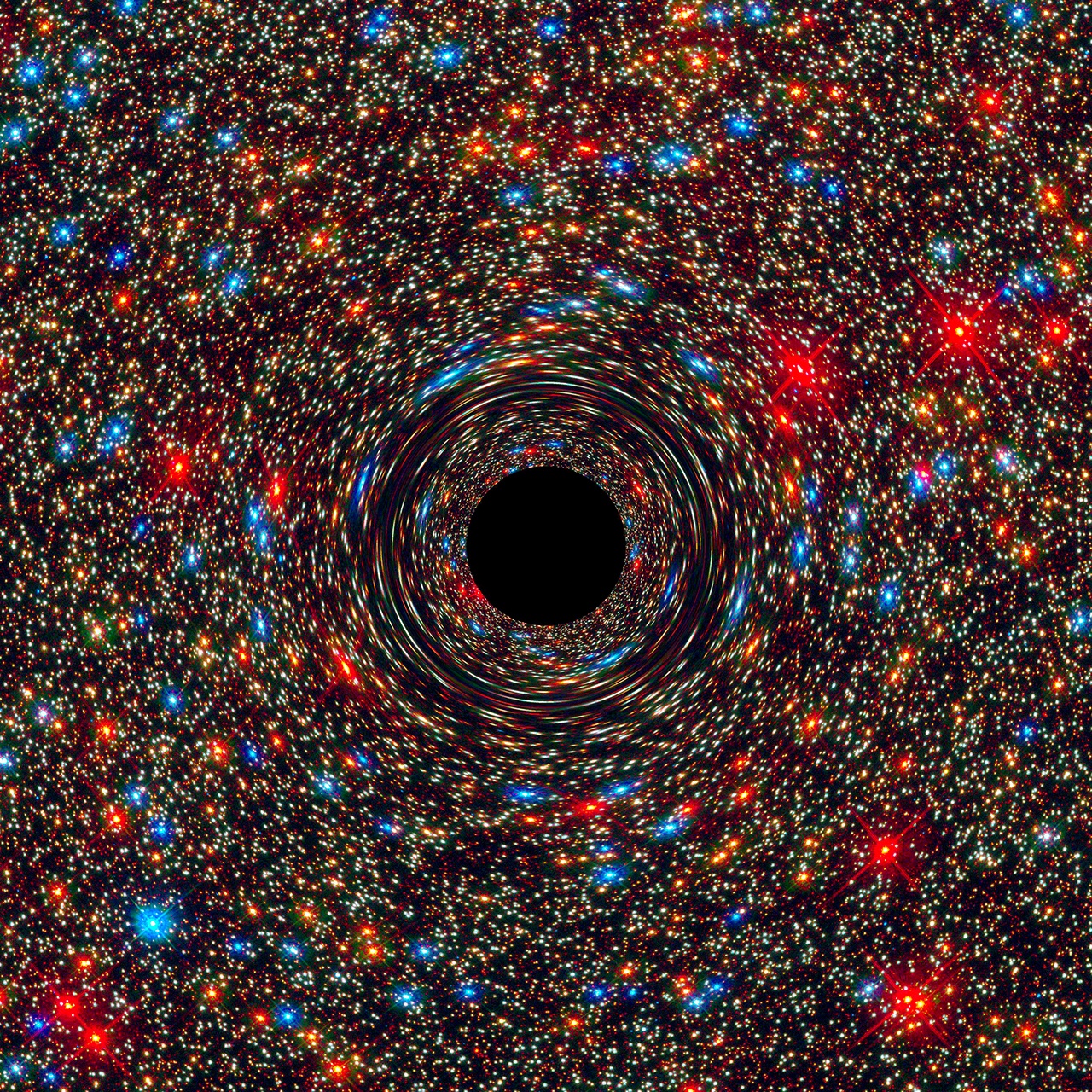 Ученые нашли гигантскую черную дыру в заурядной галактике - 2
