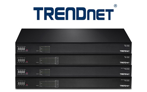 Представлена серия коммутаторов TrendNet High-Power PoE+ AV Series