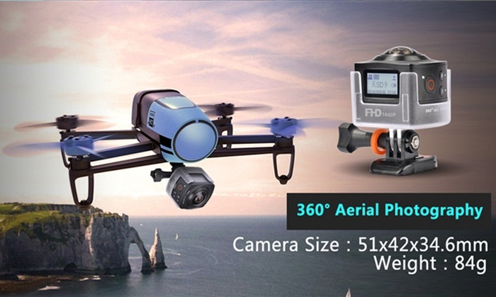 Экшн-амера Amkov AMK100S, снимающая фото с углом обзора 360°, оценена в $130