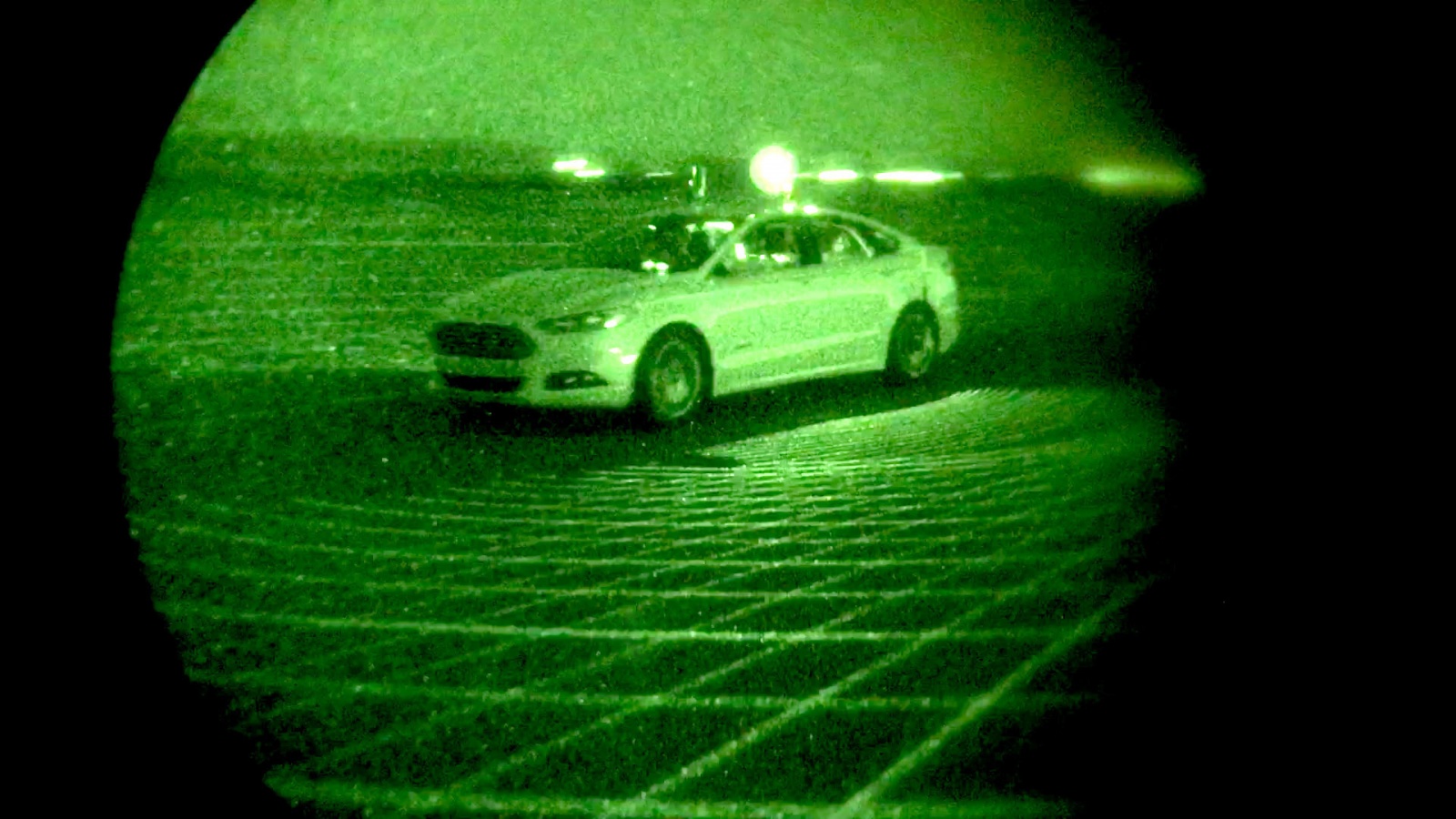 Беспилотный Ford проехал по трассе в кромешной темноте - 1