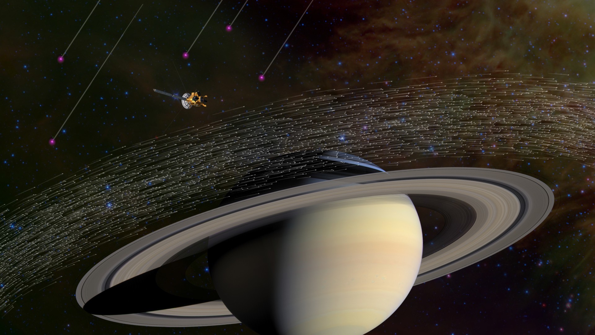 «Кассини» поймал 36 пылинок из-за пределов Солнечной системы - 1