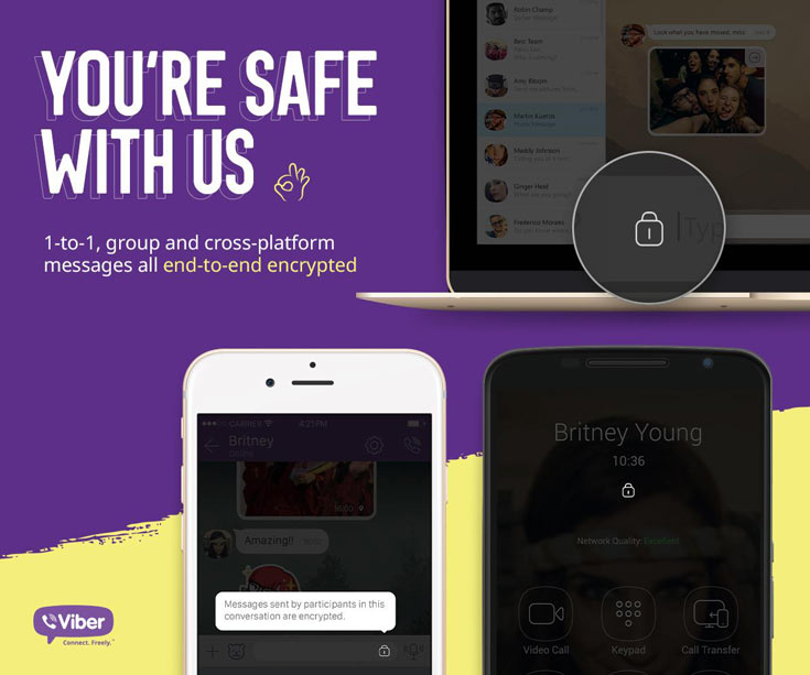 Viber теперь умеет полностью шифровать текстовые сообщения и голосовую связь