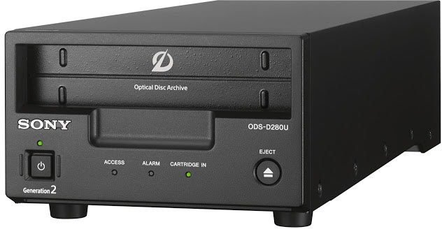 Представлена система архивного хранения Sony Optical Disc Archive второго поколения