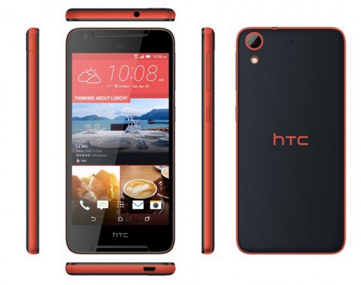 Смартфон HTC Desire 628 получит слабый аккумулятор